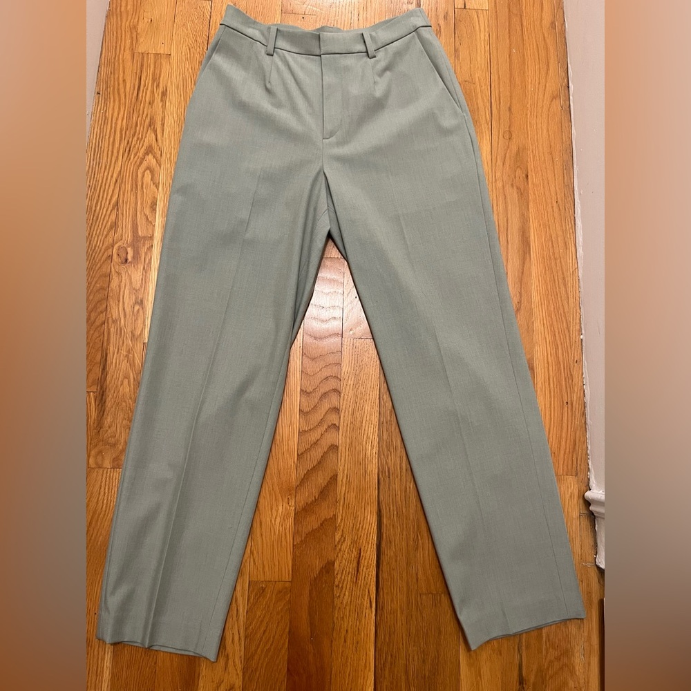 Uniqlo Gray Green Dress Pants